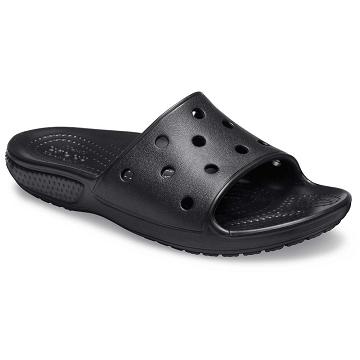 Sandalias Crocs Classic Chanclas Niña Negros | Mexico 1612MQZA